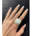 ANILLO NÁCAR CUADRADO