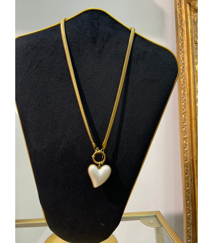 COLLAR NÁCAR CORAZÓN