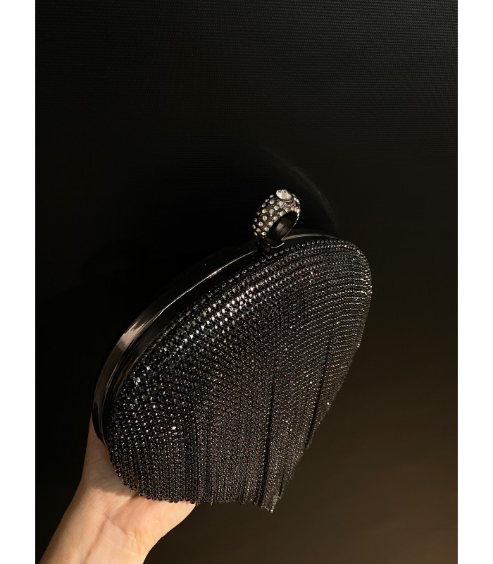 BOLSO CRYSTAL NEGRO