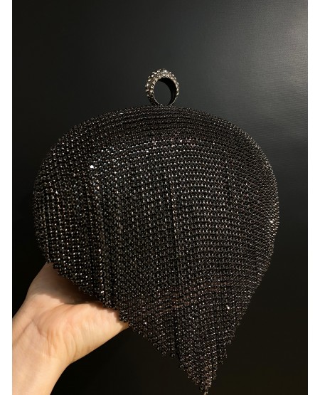 BOLSO CRYSTAL NEGRO