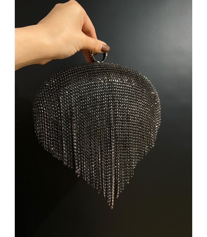 BOLSO CRYSTAL NEGRO