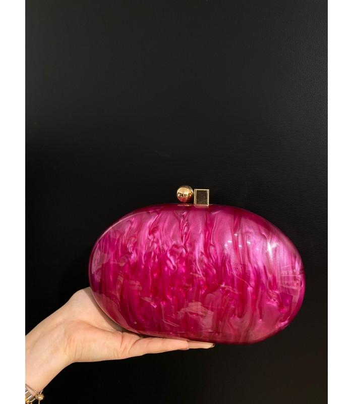 BOLSO NÁCAR FUCSIA