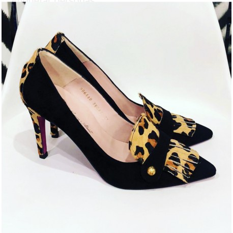Modelo LONGORIA NEGRO Tacón Alto