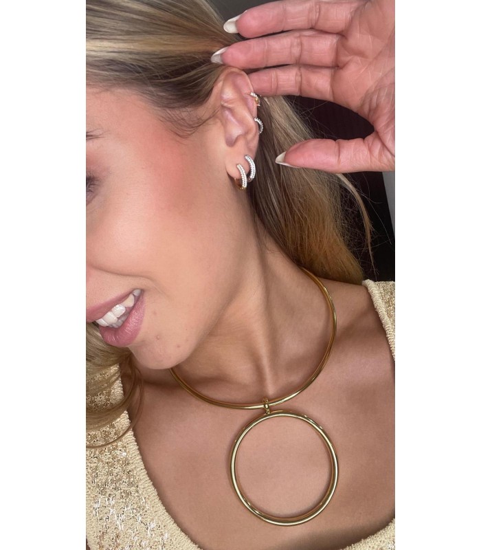 PENDIENTES CIRCONITAS PLATA