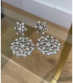 PENDIENTES CRYSTAL PLATA