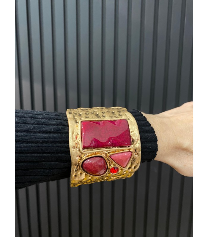 BRAZALETE CARMÍN