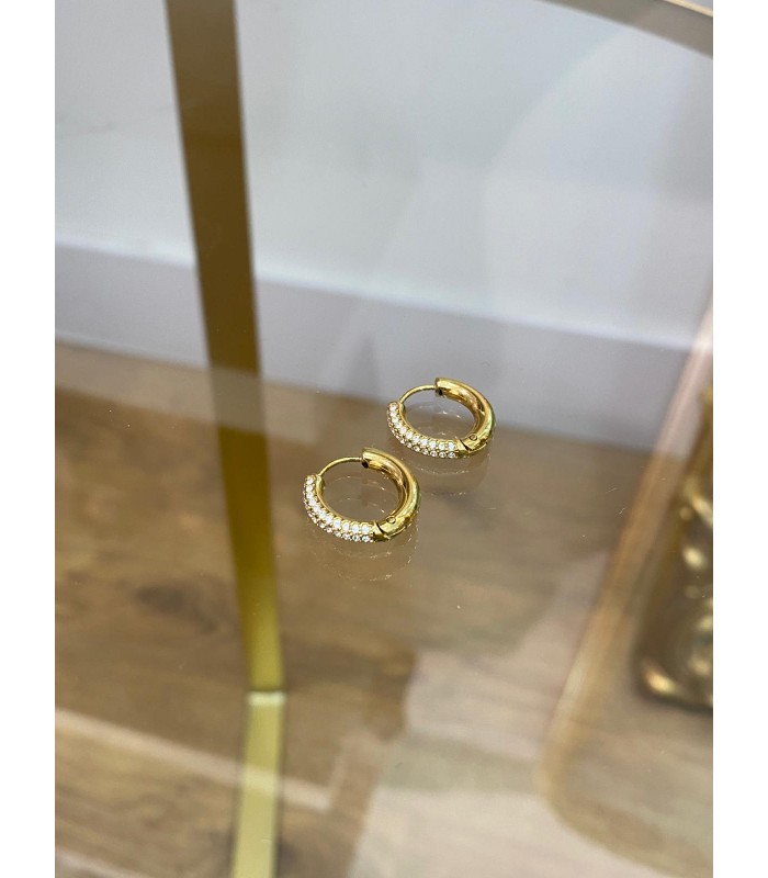 PENDIENTES CIRCONITAS GOLD