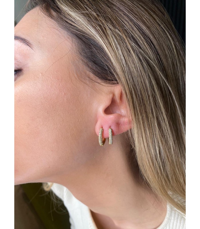 PENDIENTES CIRCONITAS GOLD