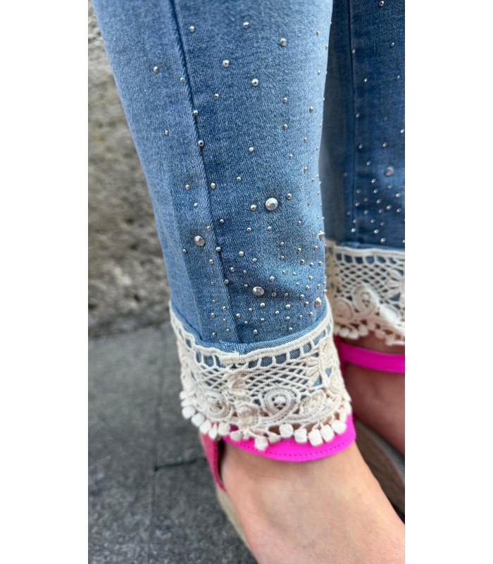 JEANS GLITTER PITILLOS