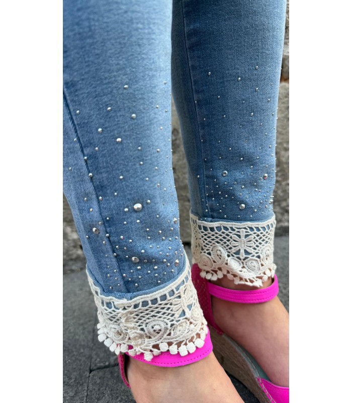 JEANS GLITTER PITILLOS