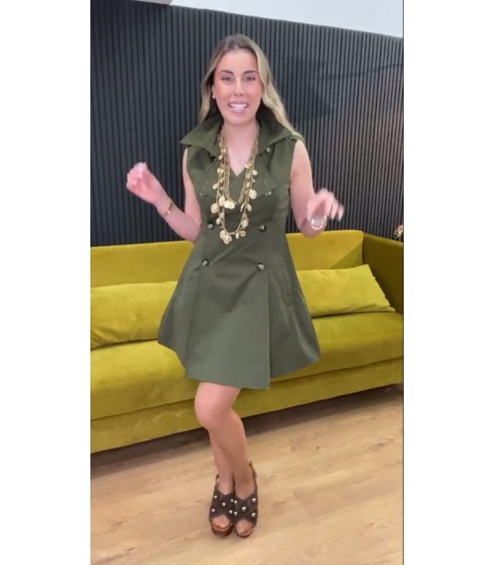 VESTIDO VENECIA OLIVA