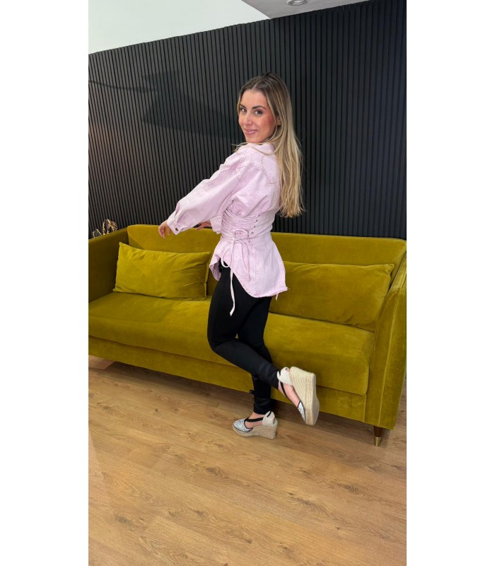 CHAQUETA MYKONOS ROSA