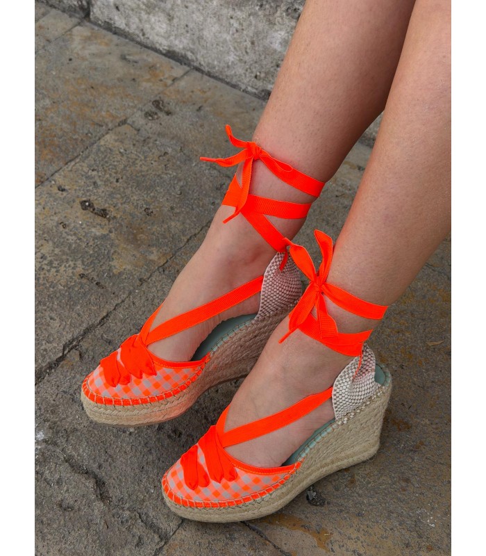CUÑAS VICHY NARANJA
