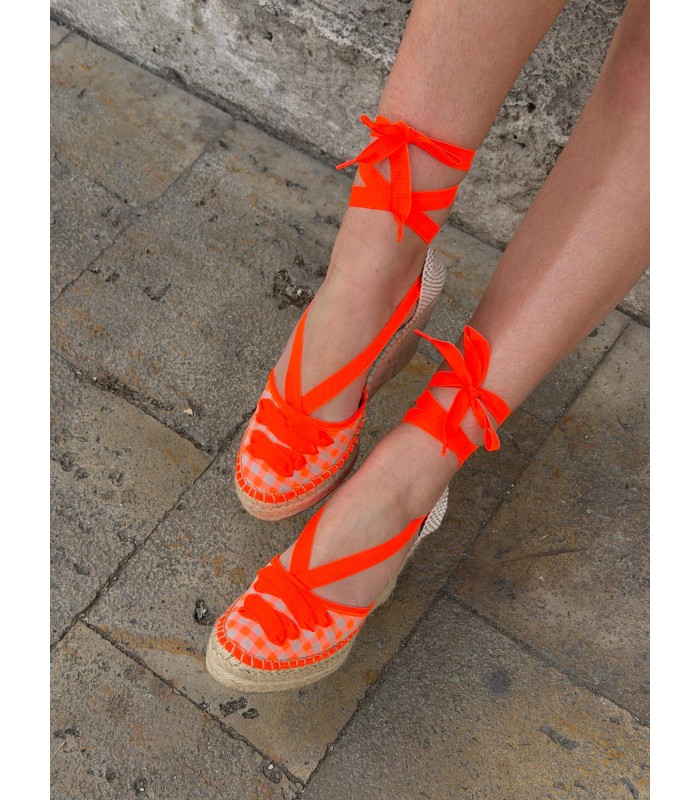 CUÑAS VICHY NARANJA