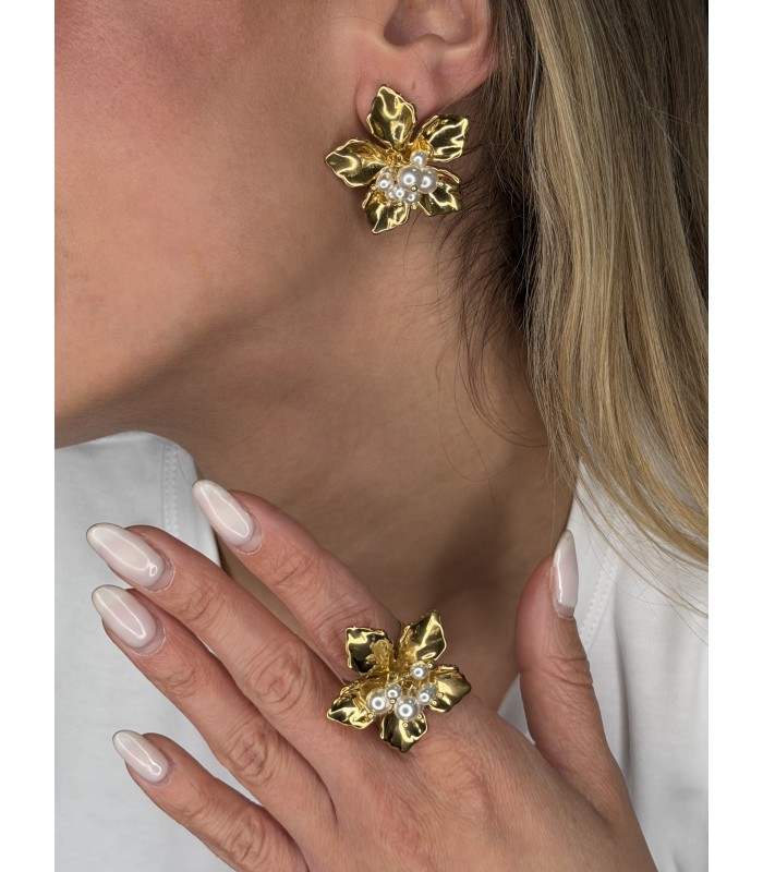 PENDIENTES FLOR