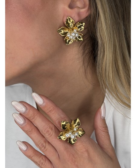 PENDIENTES FLOR