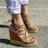 GLADIADORAS AMALFI PRINT LEOPARDO