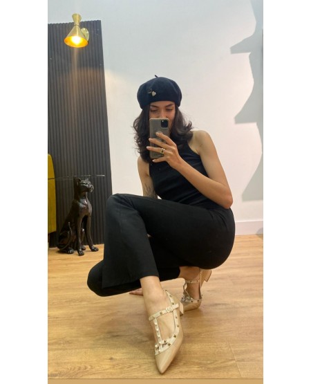ZAPATO VALERIA MAQUILLAJE Y NUDE