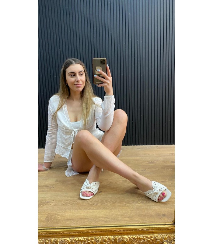 SANDALIAS EMMA BLANCA
